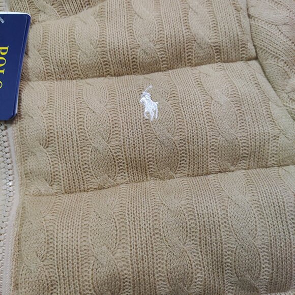 Polo Ralph Lauren Women's Cable-Quilted Wool-Cashmere Jacket - Picture 5 of 11